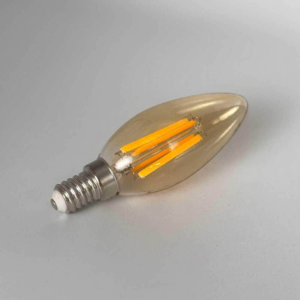 Лампа LED FILAMENT С37 6W E14 2200K VIOLUX ( 833022 )